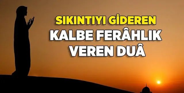 İnananlar sıkıntıdan kurtulmak için ellerini semaya açar ve Allah'a dua eder.